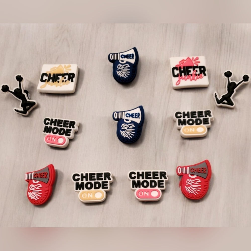 Cheer Croc Charms